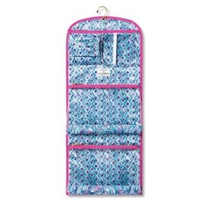 NWT Lilly Pulitzer My Fans Hanging Valet Case Jewelry Cosmetic Organizer